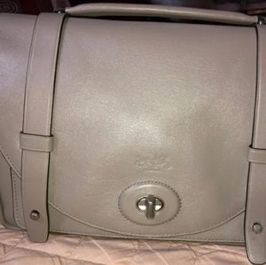 COACH Bleecker Leather Brooklyn Messenger bag